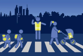 Госавтоинспекция рекомендует пешеходам, особенно детям, использовать световозвращающие элементы..